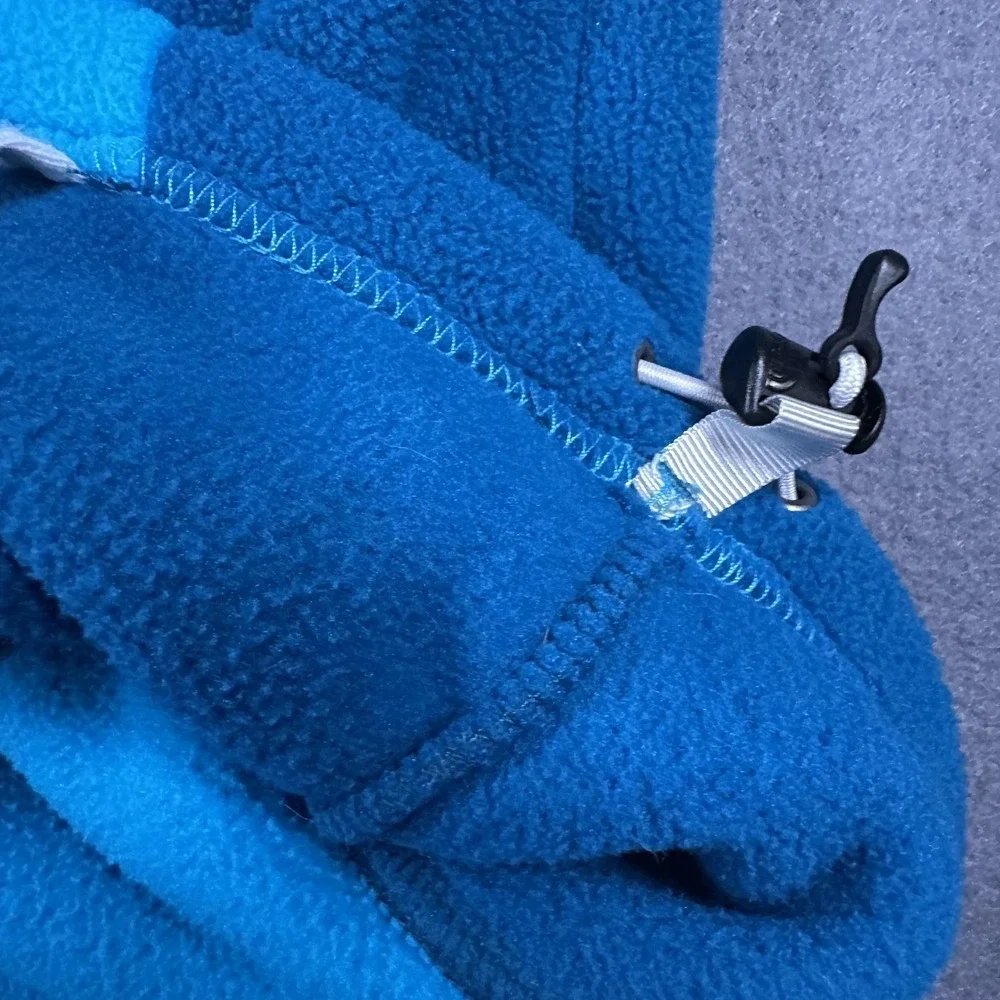 The North Face Fleece Jacket Womens XL Blue Teal Full Zip Outdoor Warm‎ Cozy